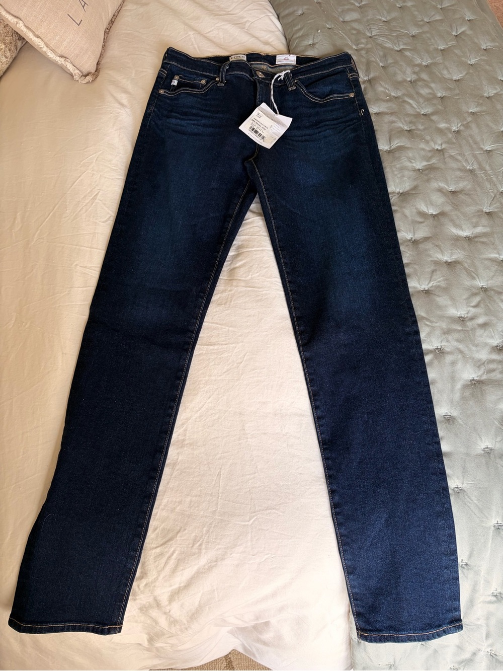 AG Dark Wash Cigarette Jean - NWT